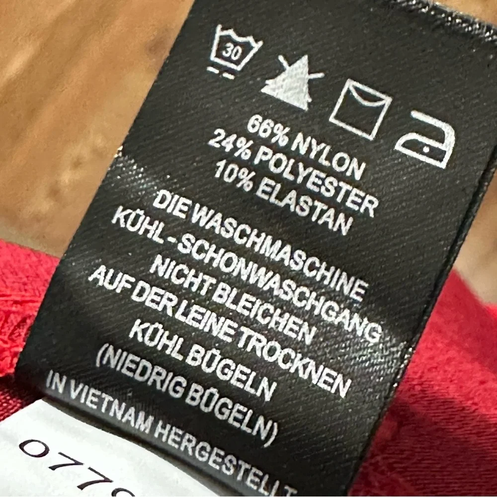 NWOT MAISON D’ AMELIE PARIS WOMAN VIBRANT RED DRESS PANTS SIZE 2 - Picture 6 of 6